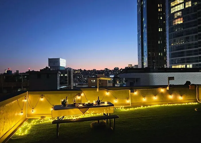 서울역 500미터 Namsan Terrace 남산아래 테라스에서 시티뷰 멋진곳 Seúl